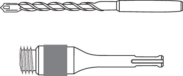 SDS-plus-Adapter lang BK-DT-ASL BK-DT-ASL 1/2" lang