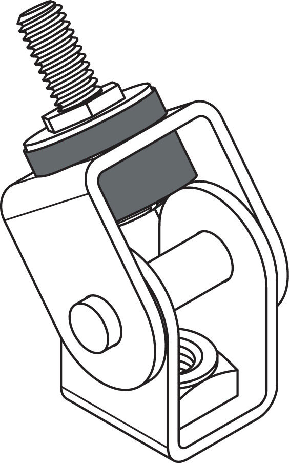Gelenkhänger schallgedämmt GLK-D GLK-D M 8 / M 10