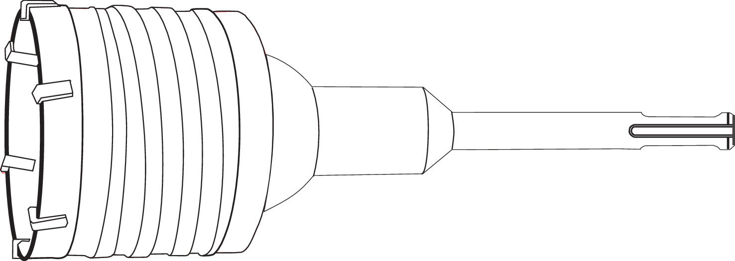 SET Bohrkrone BK50-S BK50-S 50