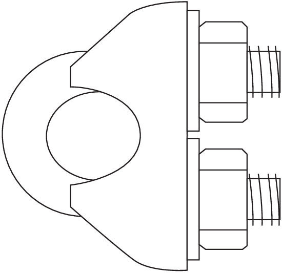 LEIFELD - Seilklemme LF-SK 6.5mm