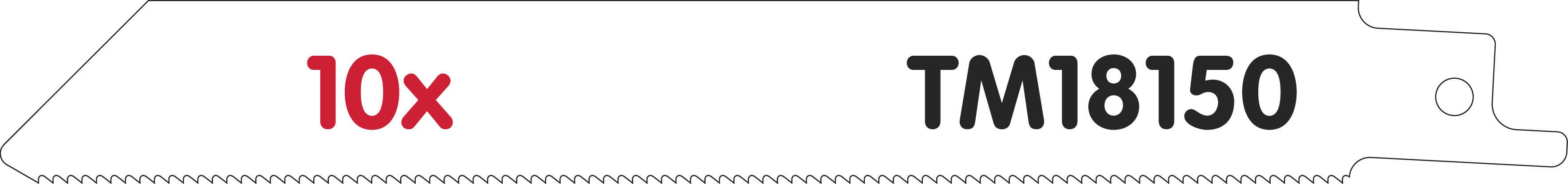 Tigersägeblätter Bi-Metall TM18 TM18150
