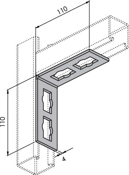 Equerre de support TQ-L4 TQ-L4
