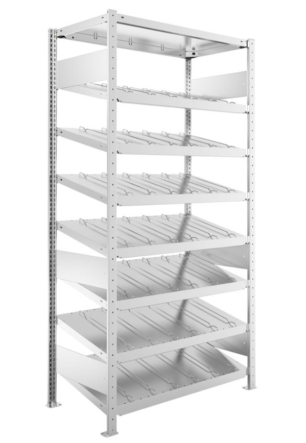 Schrägbodenregal SBR SBR-G 500 Grundregal