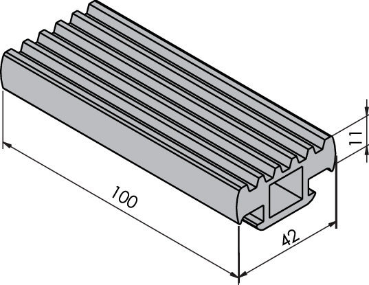 Einlegegummi TDG-S-11 TDG-S-11-10