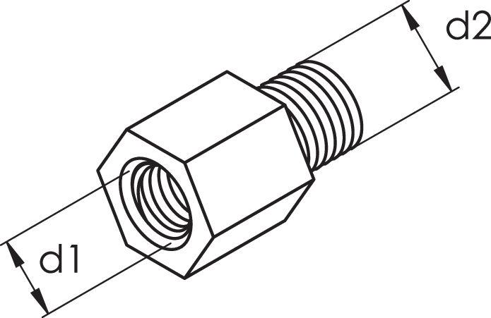 Reduzierstück RDZ-E RDZ-E M10 / M8