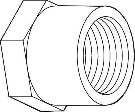 Schraubmuffe SRM SRM-IG 3/4"-M10