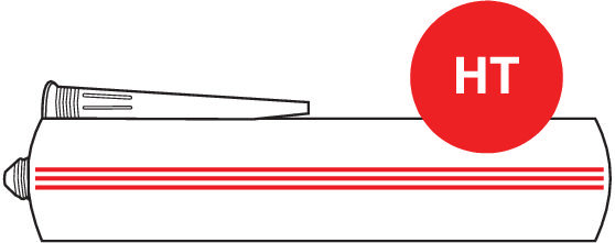Hochtemperatur-Silikon HT HT-ROT