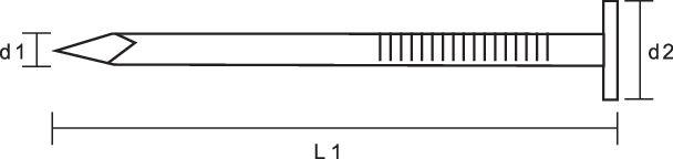 Aluminium Nägel AL-N