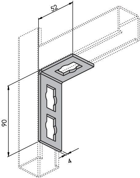 Eckverbinder TQL-L3 (3-Loch)