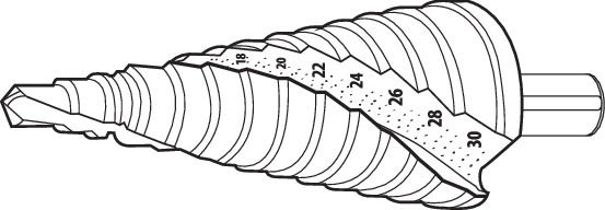 HSS-Stufenbohrer STU STU 6-36