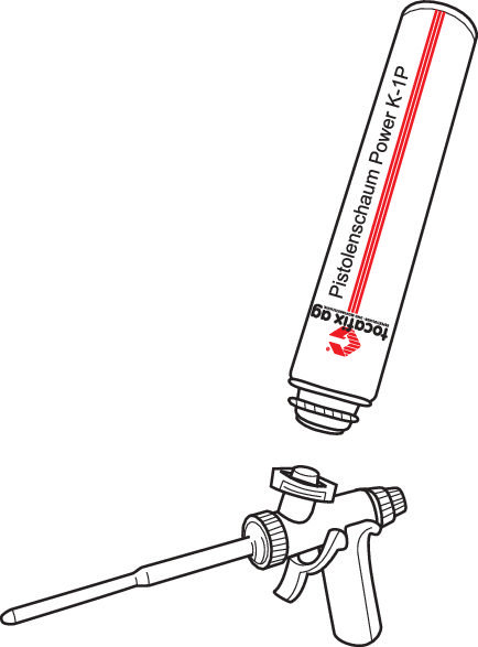 1K-Pistolenschaum K-1P K-1P