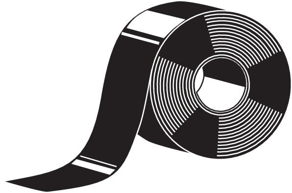 Weich-PVC-Klebeband P8-19 P8-19 braun