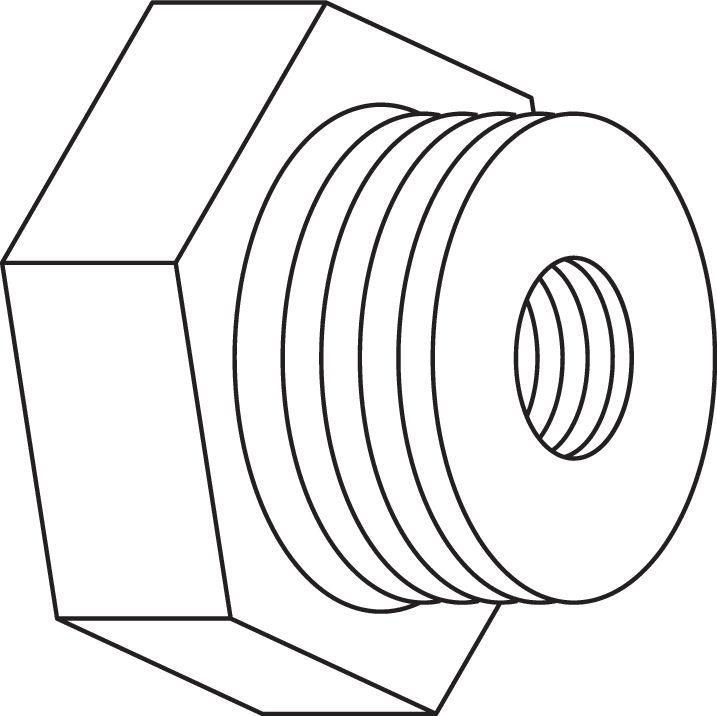 Schraubmuffe mit Aussengewinde SRM-AG