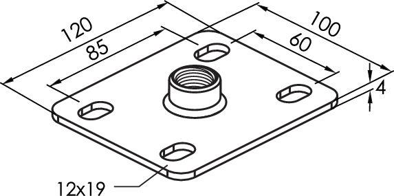 Grundplatte GPL-SC4-E