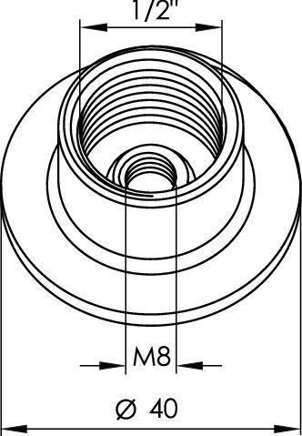 Grundplatte rund GPR-1 GPR-1