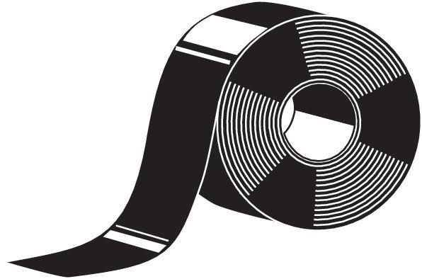 Weich-PVC-Klebeband P7-19 P7-19 grau