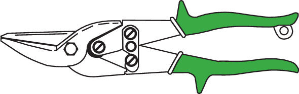 Blechschere M-2R-rechts KS