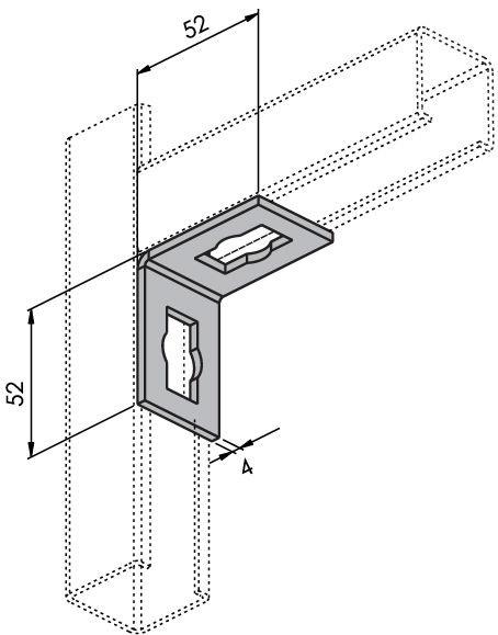 Eckverbinder TQL-L2 (2-Loch)