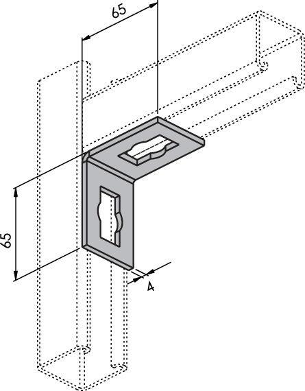 Equerre de support TQ-L2-HDG TQ-L2-HDG