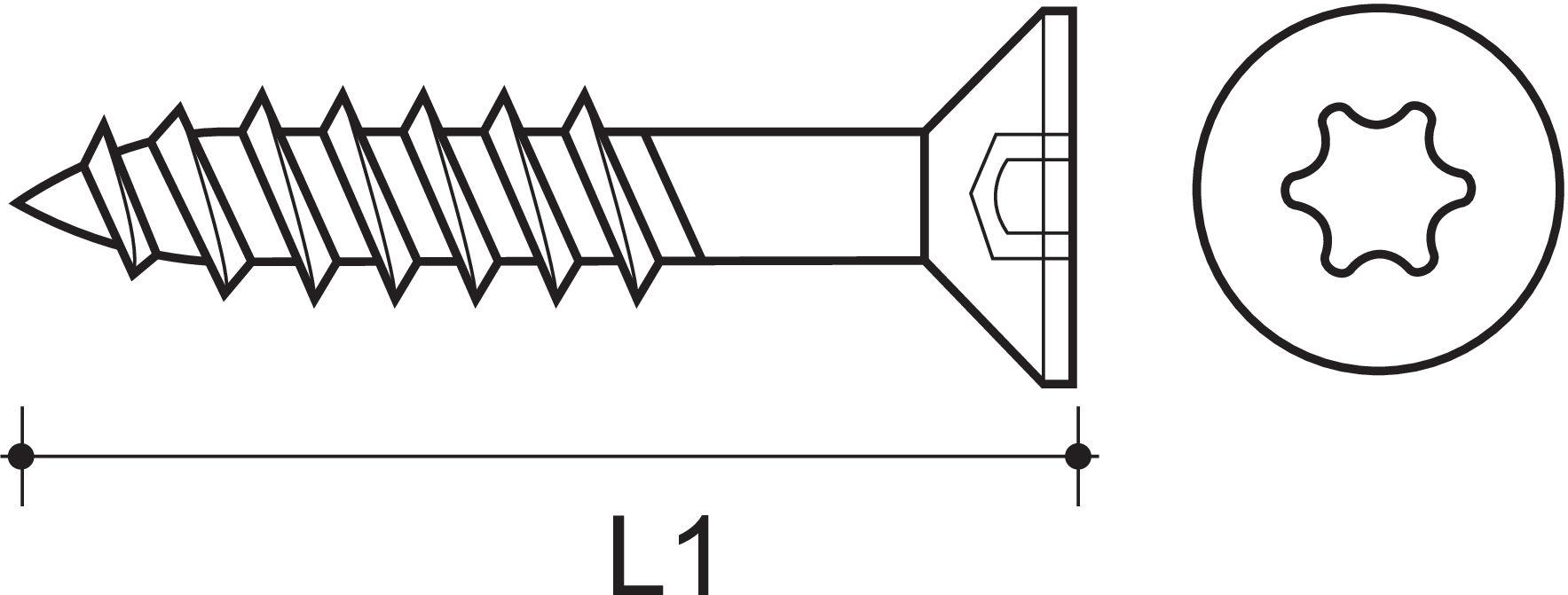 Spanplattenschraube SPST-S-E