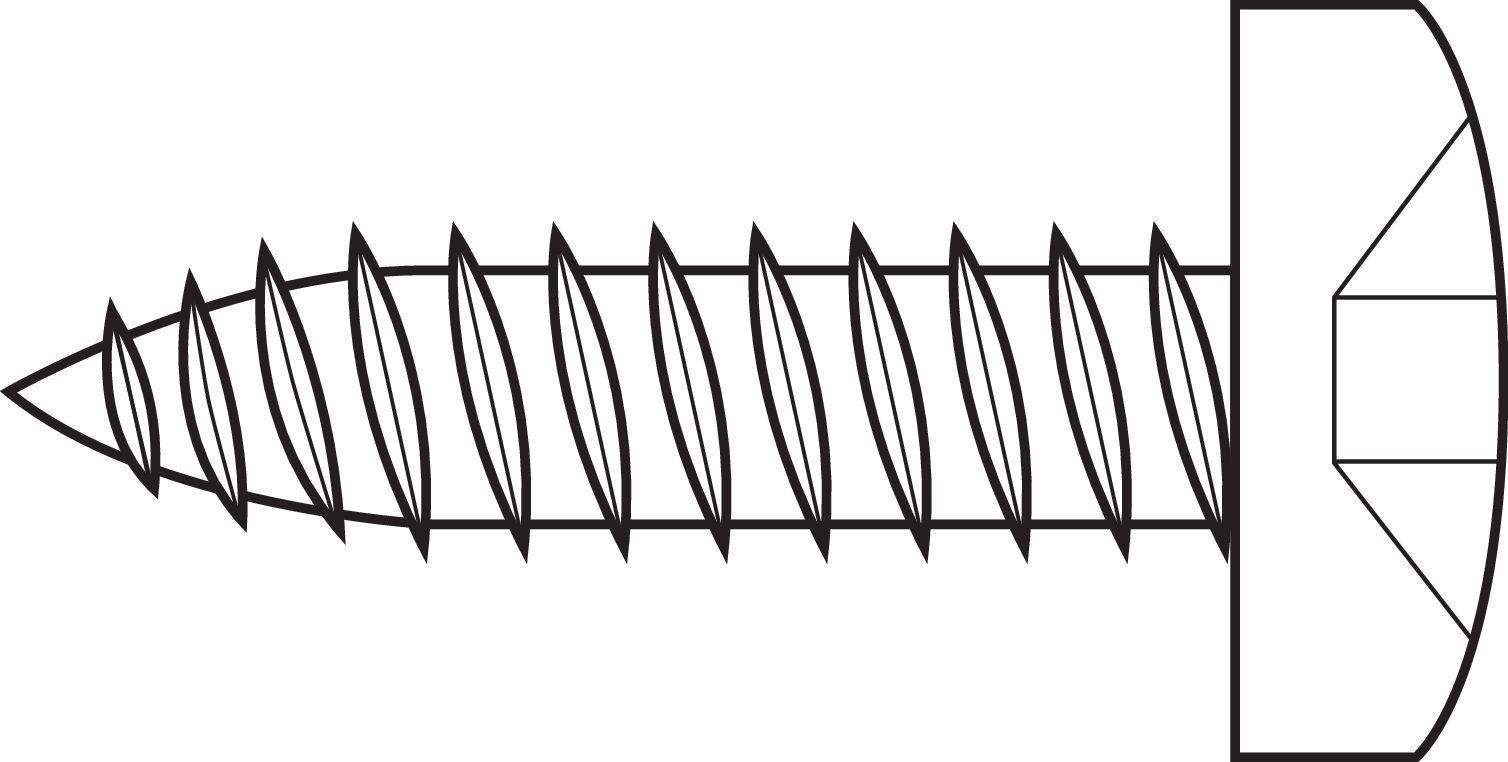 Blechschraube DIN 7981C