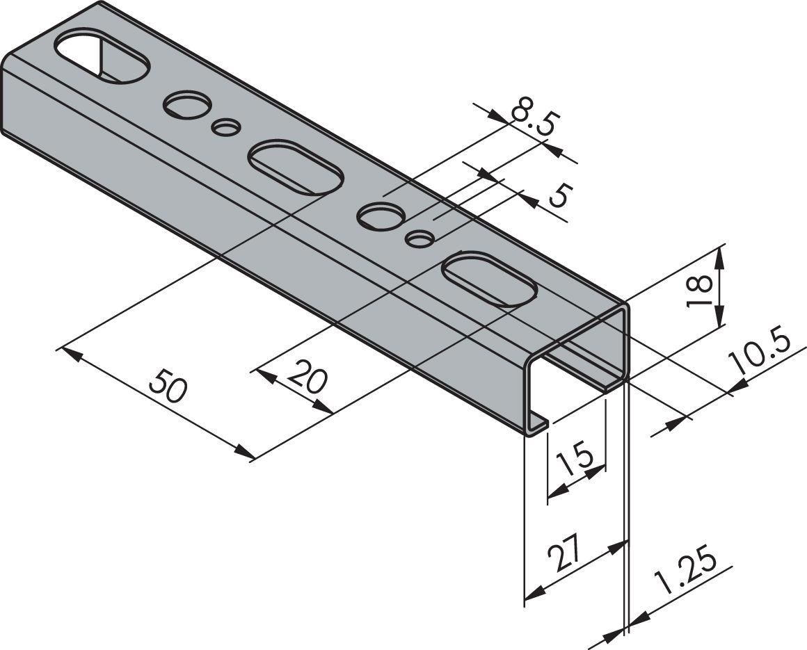 Tragschienen UNI-Leicht