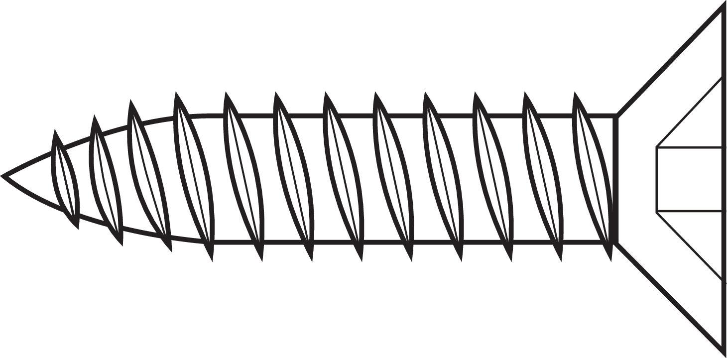 Blechschraube DIN 7982C