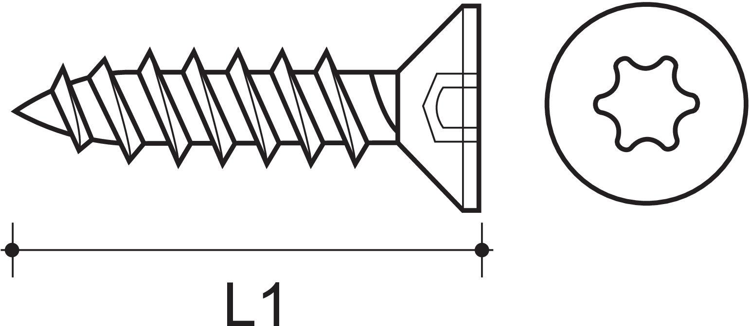Spanplattenschraube SPST-E