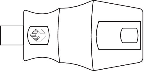 Bit-Schraubenzieher KS KS-Knirps 1/4"