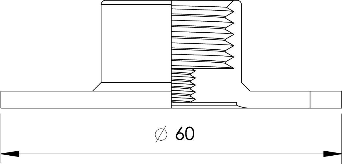 Grundplatte rund GPR