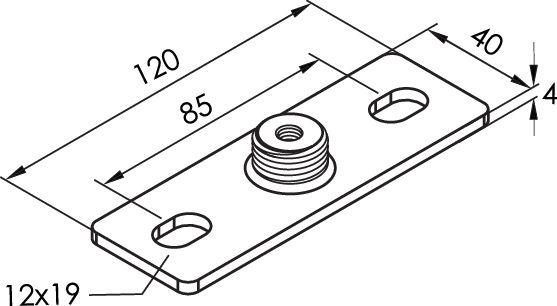 Grundplatte GPL-SAI GPL-SAI 1/2"